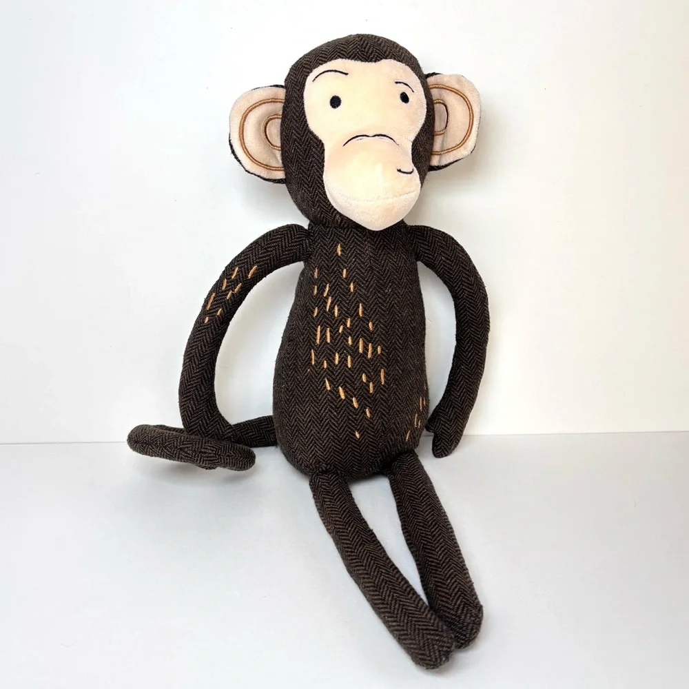 Pillow Fort Brown Figural Plush Monkey Throw‎ Pillow Toy Target